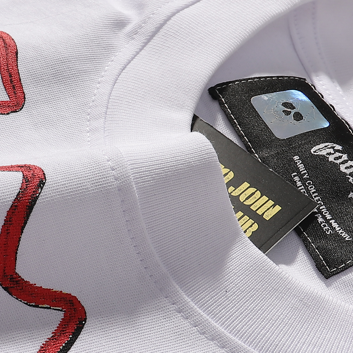 Godspeed War-Fire Car Print T-Shirt #7010 Black/White