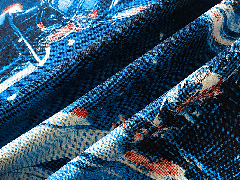 Godspeed Robot Fingertip Print Cotton T-Shirt #3126 Apricot