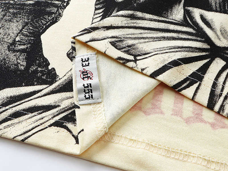 Godspeed Damaged Statue of Liberty Print T-Shirt #3127 Khaki