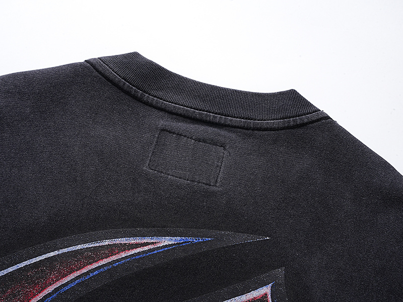 Godspeed Skull Boxer Print Cotton T-Shirt #1160 Black