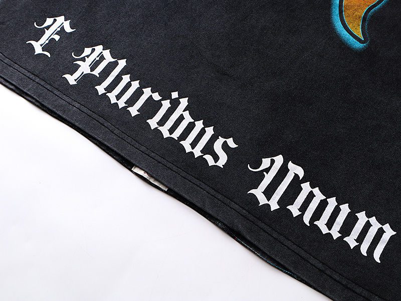 Godspeed Skull Driving Print T-Shirt #1137 Black