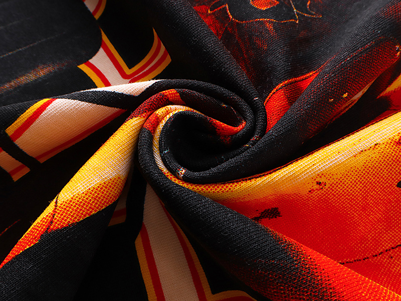 Godspeed Skull Racing Champion Print T-shirt #3131 Apricot