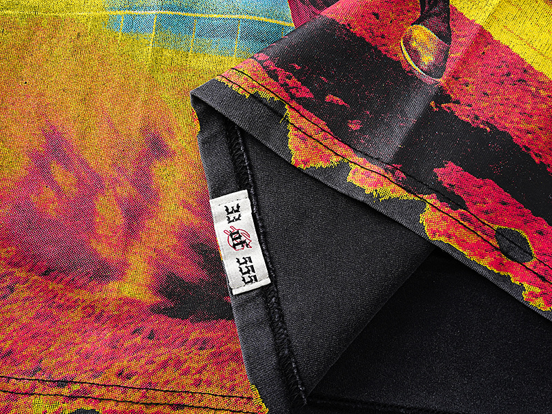 Godspeed Skull Rider Print Cotton T-Shirt #1161 Black