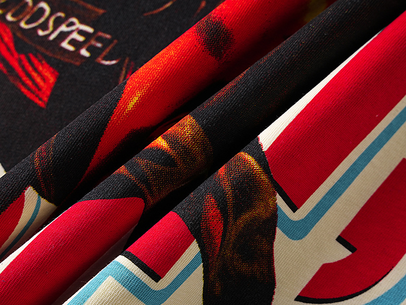 Godspeed Skull Rider Print Cotton T-Shirt #3161 Apricot