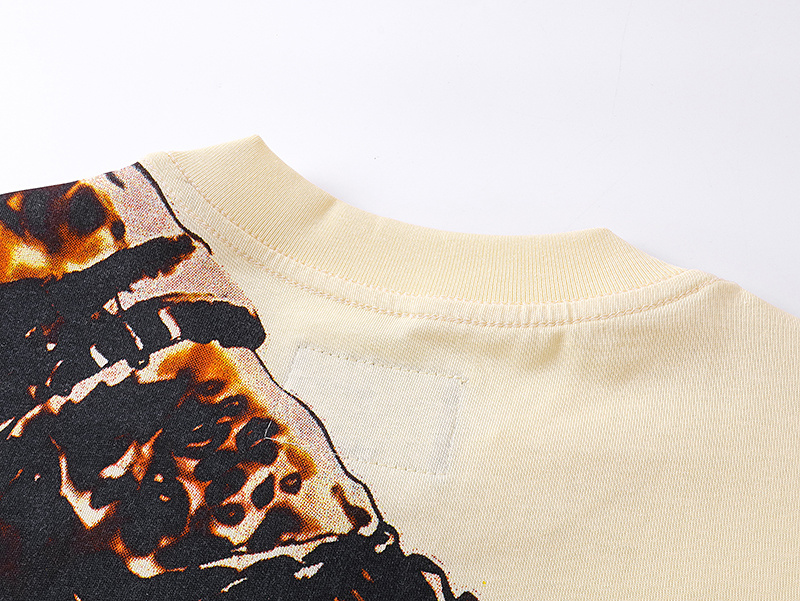 Godspeed Skull Suspended Print T-shirt #3132 Apricot