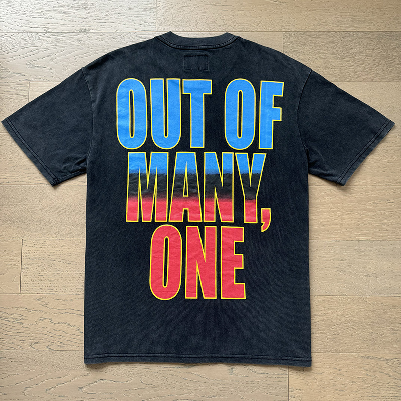 Godspeed Skull Tennis Print Cotton T-Shirt #1170 Black