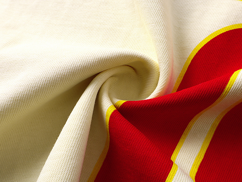 Godspeed Skull Tennis Print Cotton T-Shirt #3170 Apricot