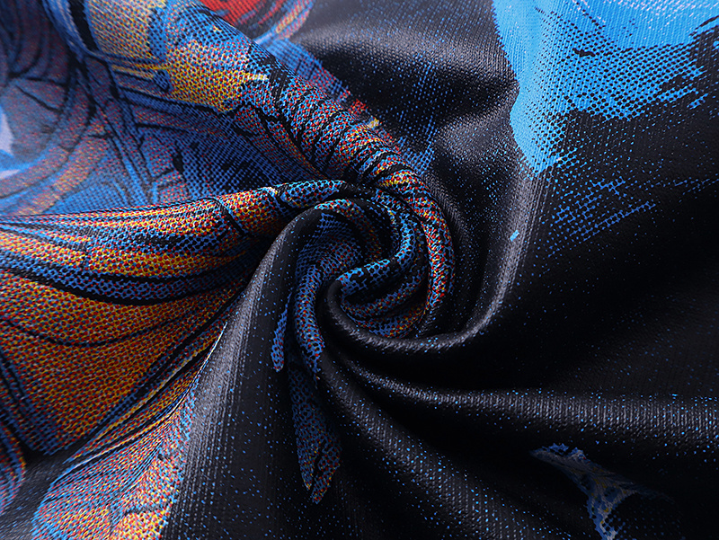 Godspeed Spacesuit Moon Print Cotton T-Shirt #1123 Blue