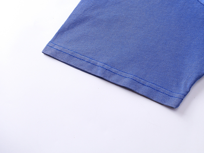 Godspeed Spacesuit Moon Print Cotton T-Shirt #1123 Blue