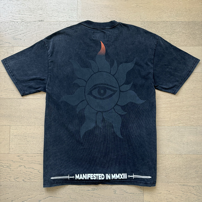 Godspeed Star Statue Liberty Print T-Shirt #1133 Black