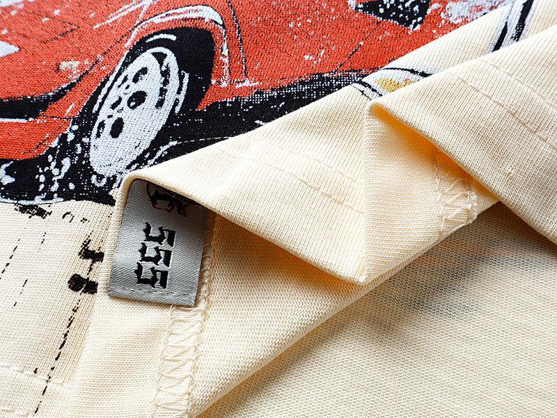 Godspeed Washed Print T-Shirt #3179 Apricot