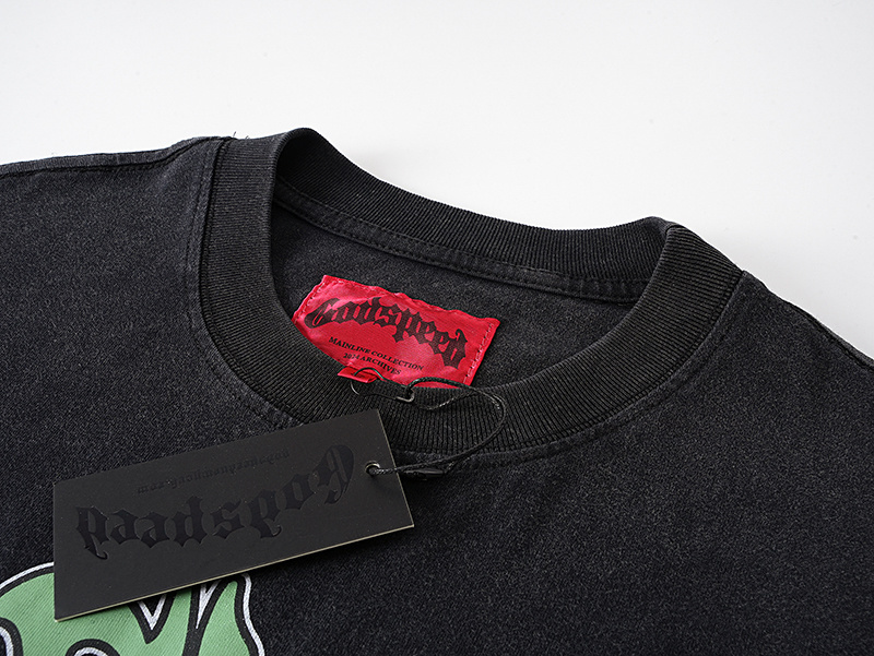 Godspeed Beach Jeep Print T-shirt #1108 Black