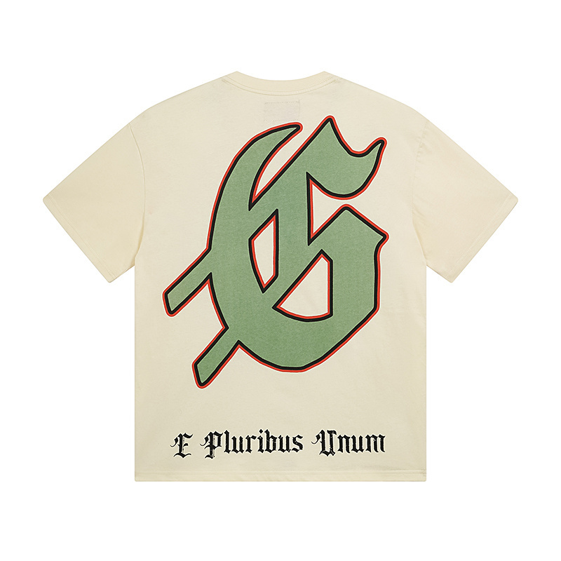 Godspeed Beach Jeep Print T-shirt #3108 Apricot