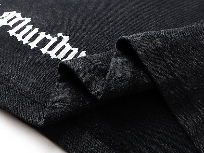 Godspeed Green Light Astronaut Print T-Shirt #1086 Black