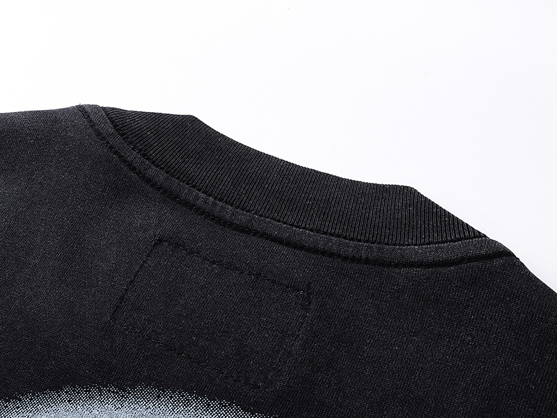 Godspeed Green Light Astronaut Print T-Shirt #1086 Black