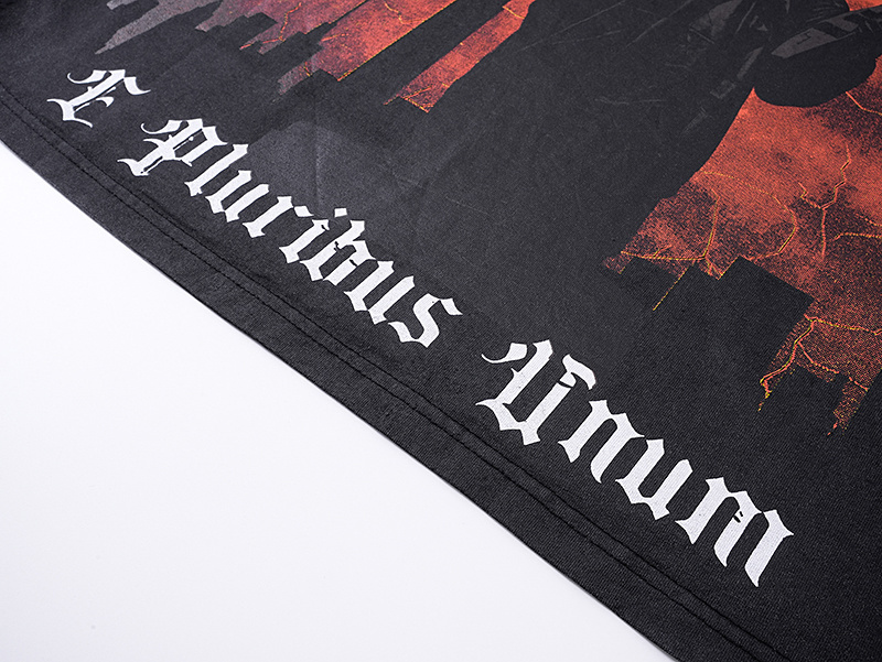 Godspeed Lightning Statue of Liberty Print T-shirt #1072 Black