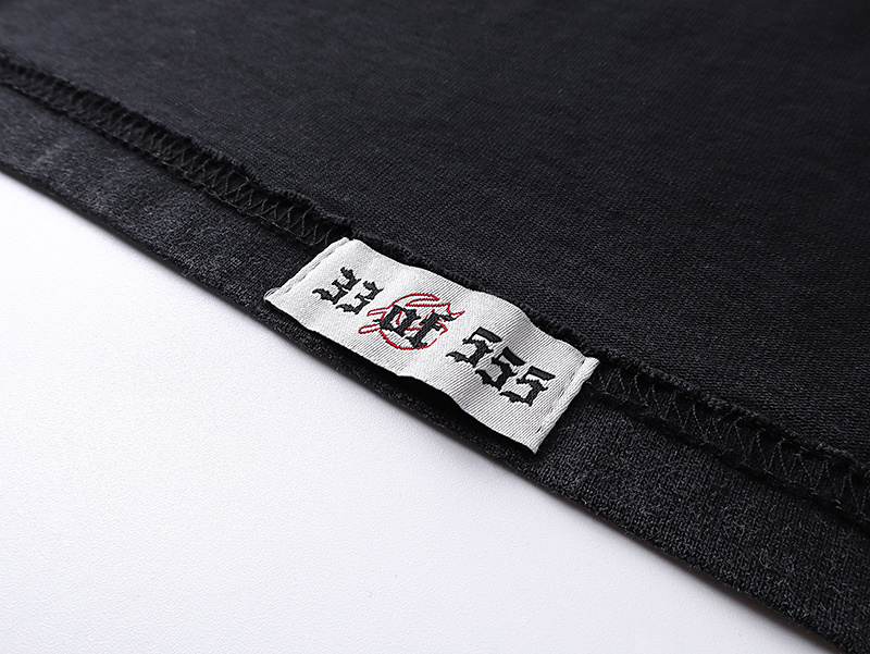 Godspeed Skull and Crown Print T-Shirt #1089 Black