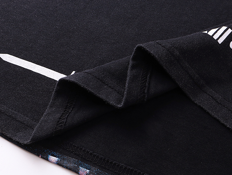 Godspeed Skull Carnival Party Print T-shirt #1075 Black