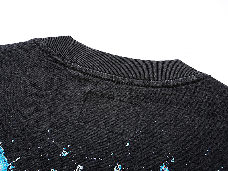 Godspeed Skull Drive Print T-Shirt #1120 Black