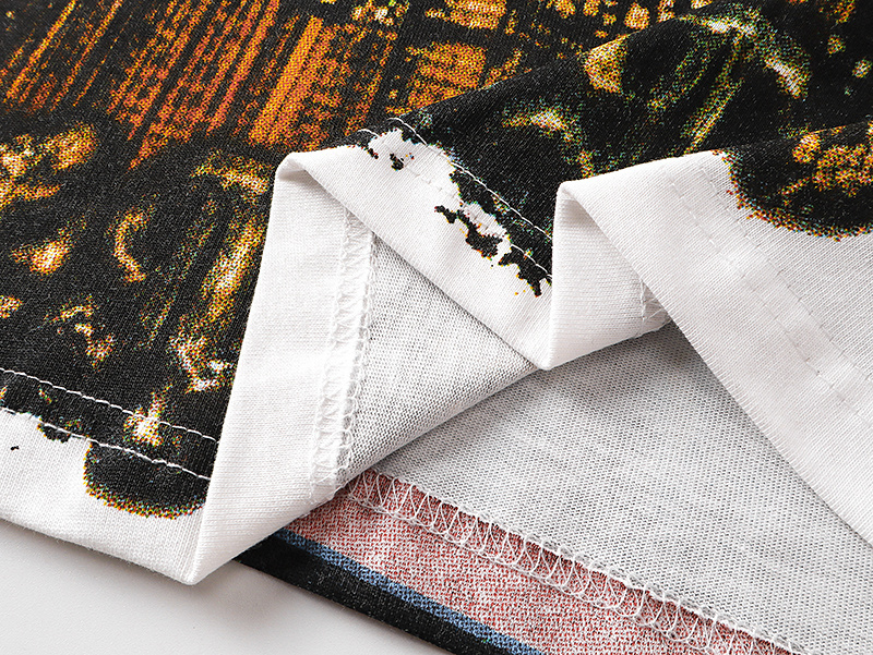 Godspeed Skull Drive Print T-Shirt #3120 White