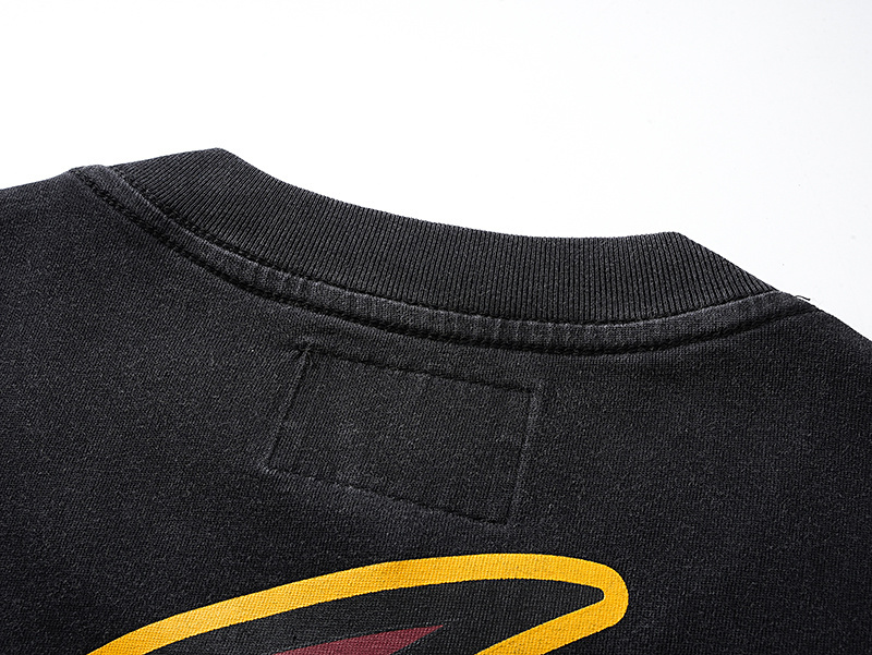 Godspeed Skull Print T-Shirt #1122 Black