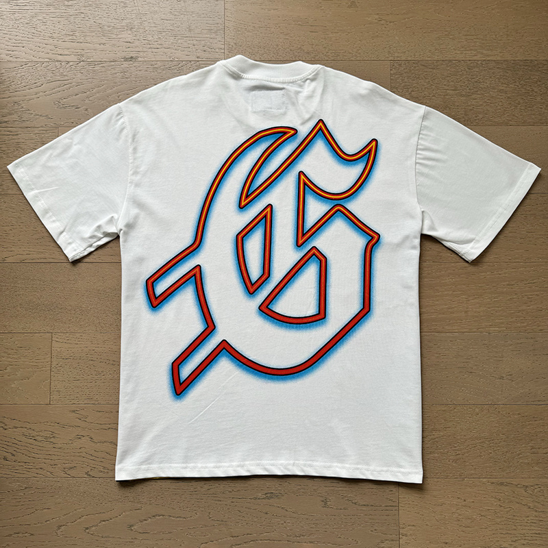 Godspeed Skull Print T-Shirt #3121 White