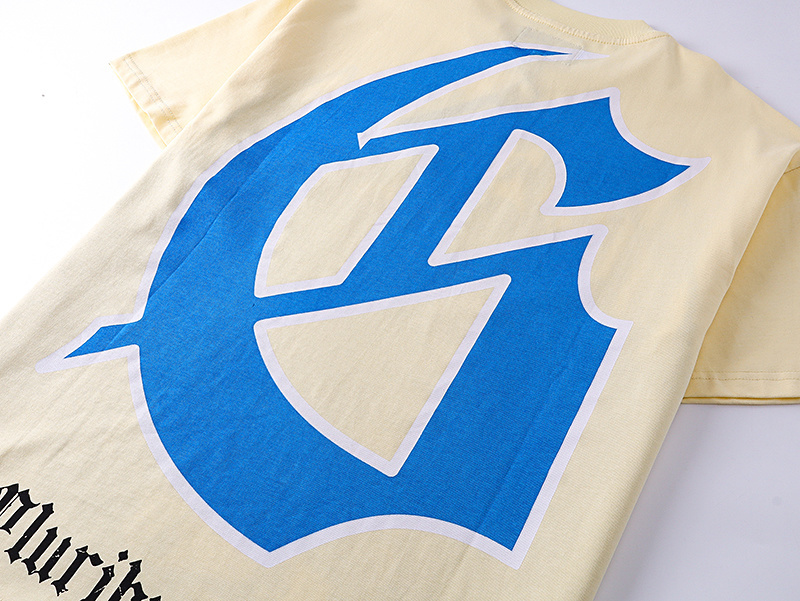 Godspeed Spacesuit Moon Print Cotton T-Shirt #3123 Apricot