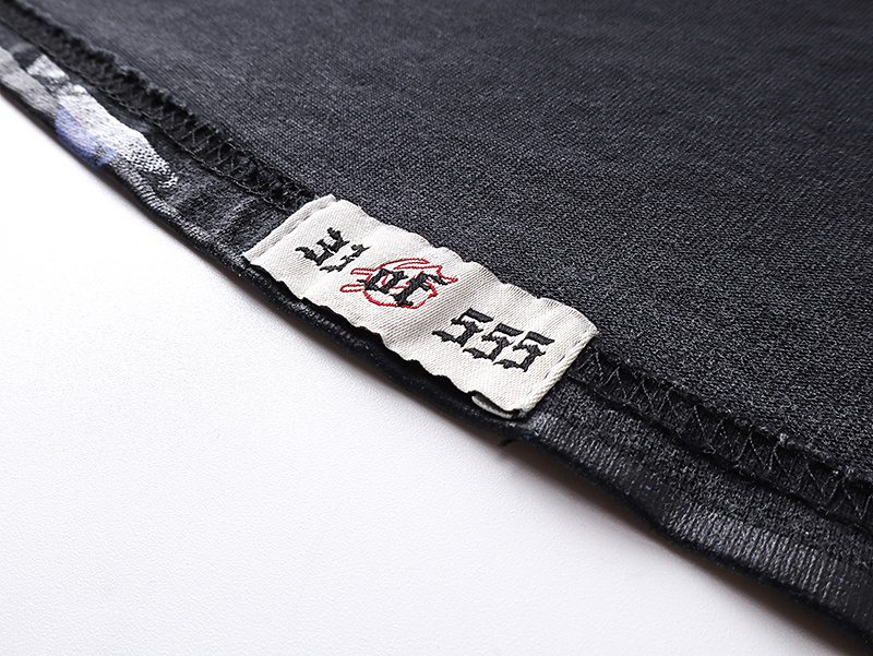 Godspeed To The Moon Print T-shirt #1090 Black