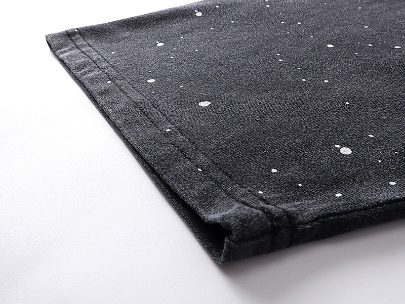 Godspeed To The Moon Print T-shirt #1090 Black