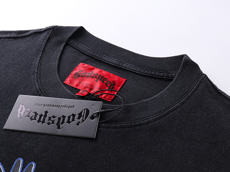 Godspeed UFO Arrival Print T-shirt #1066 Black