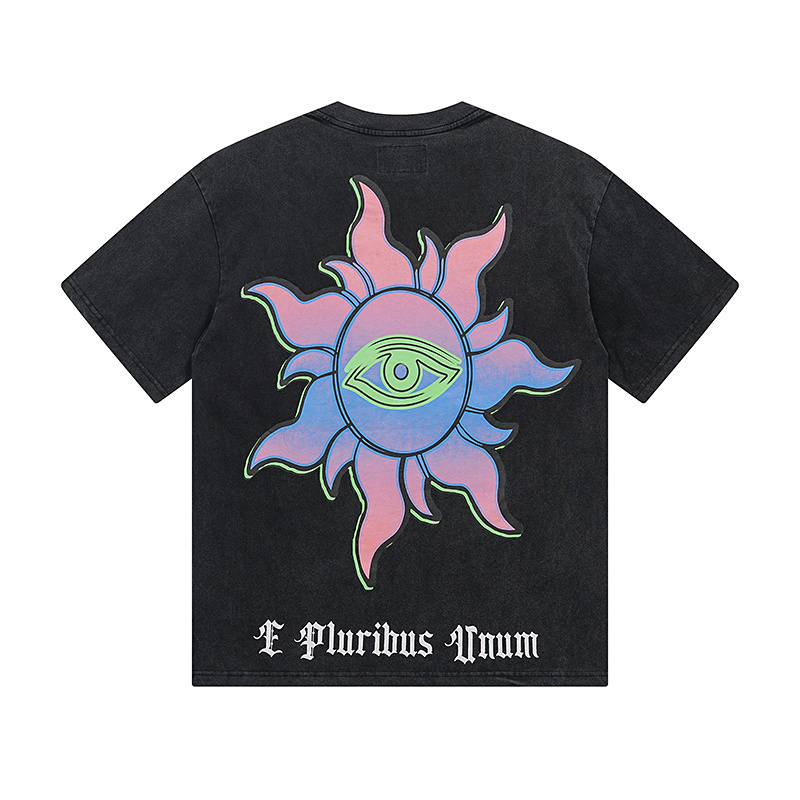 Godspeed UFO Print T-shirt #1125 Black/Blue