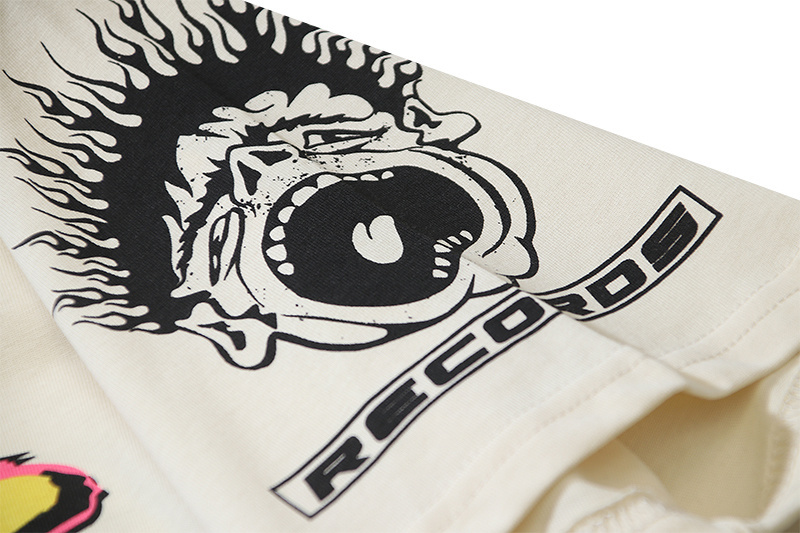 Hellstar T-shirt YL#587 White/Apricot