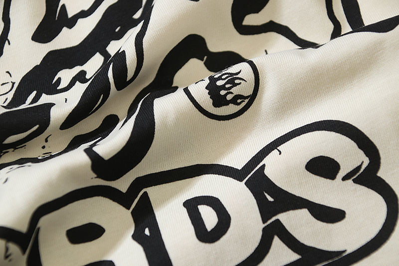 Hellstar T-shirt YL#587 White/Apricot