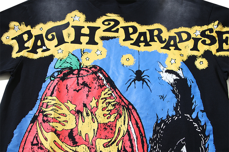 Hellstar T-shirt YL#6702 Black