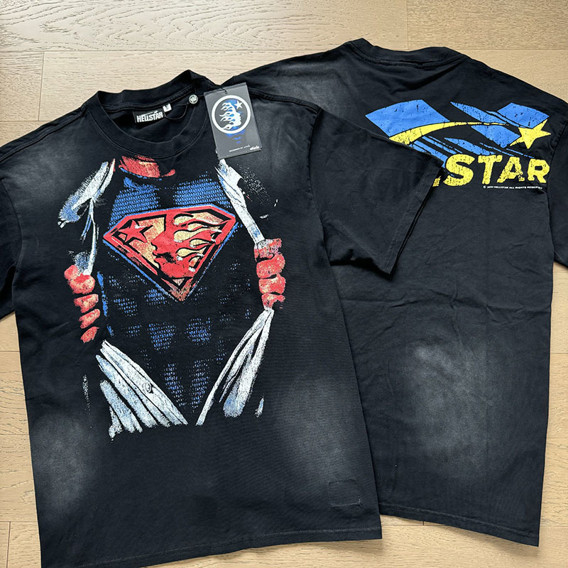 Hellstar T-shirt YL#6705 Black