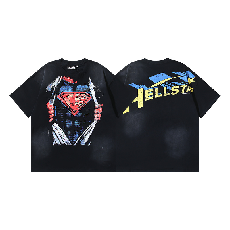 Hellstar T-shirt YL#6705 Black
