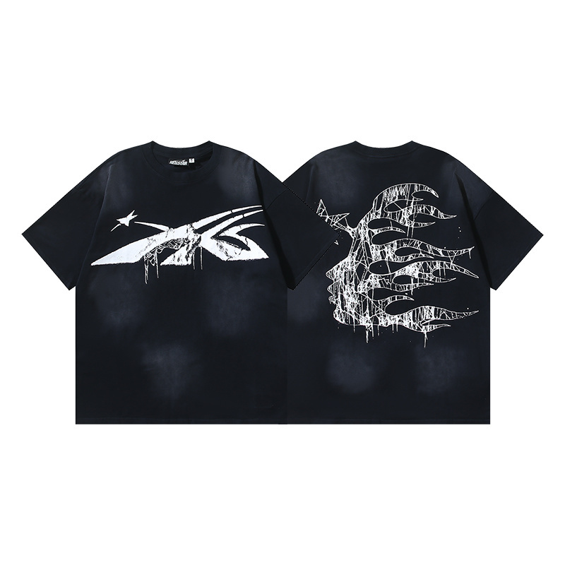 Hellstar T-shirt YL#6707 Black