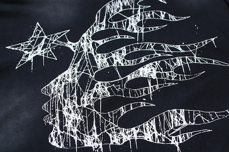 Hellstar T-shirt YL#6707 Black