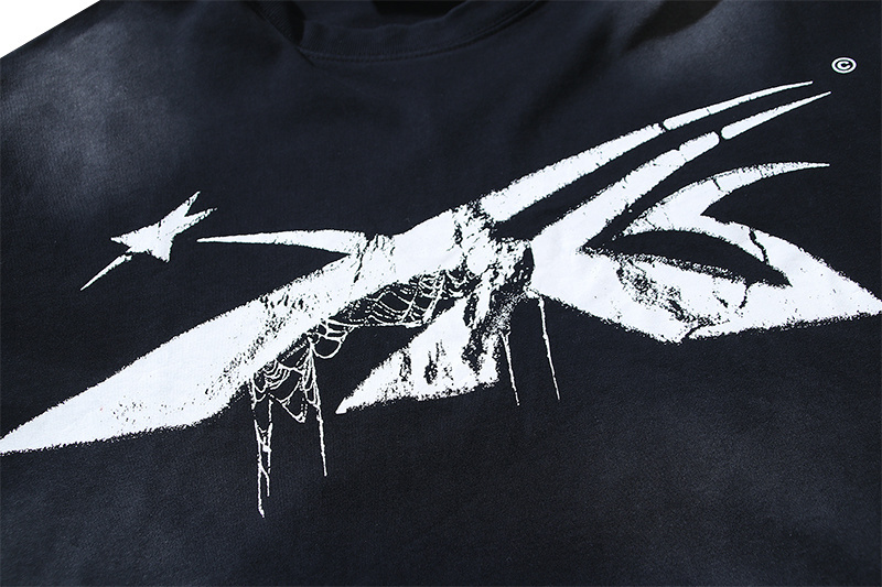 Hellstar T-shirt YL#6707 Black