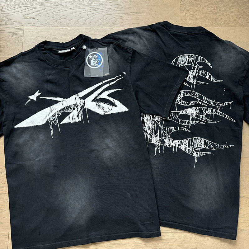 Hellstar T-shirt YL#6707 Black