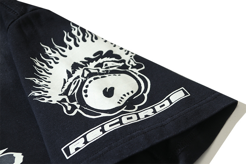 Hellstar T-shirt YL#696 Black/Red