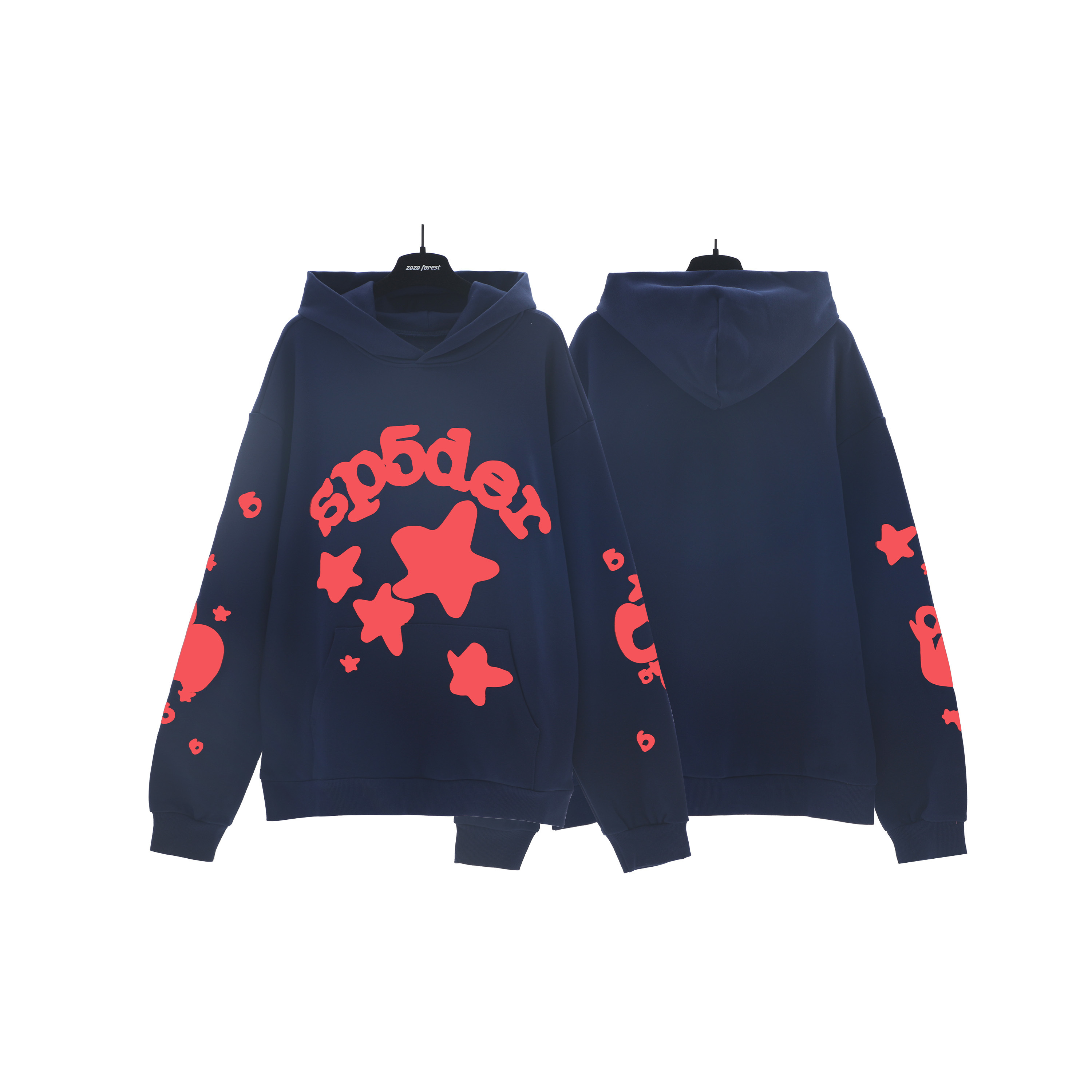 Sp5der Beluga Hoodie Navy YL#188