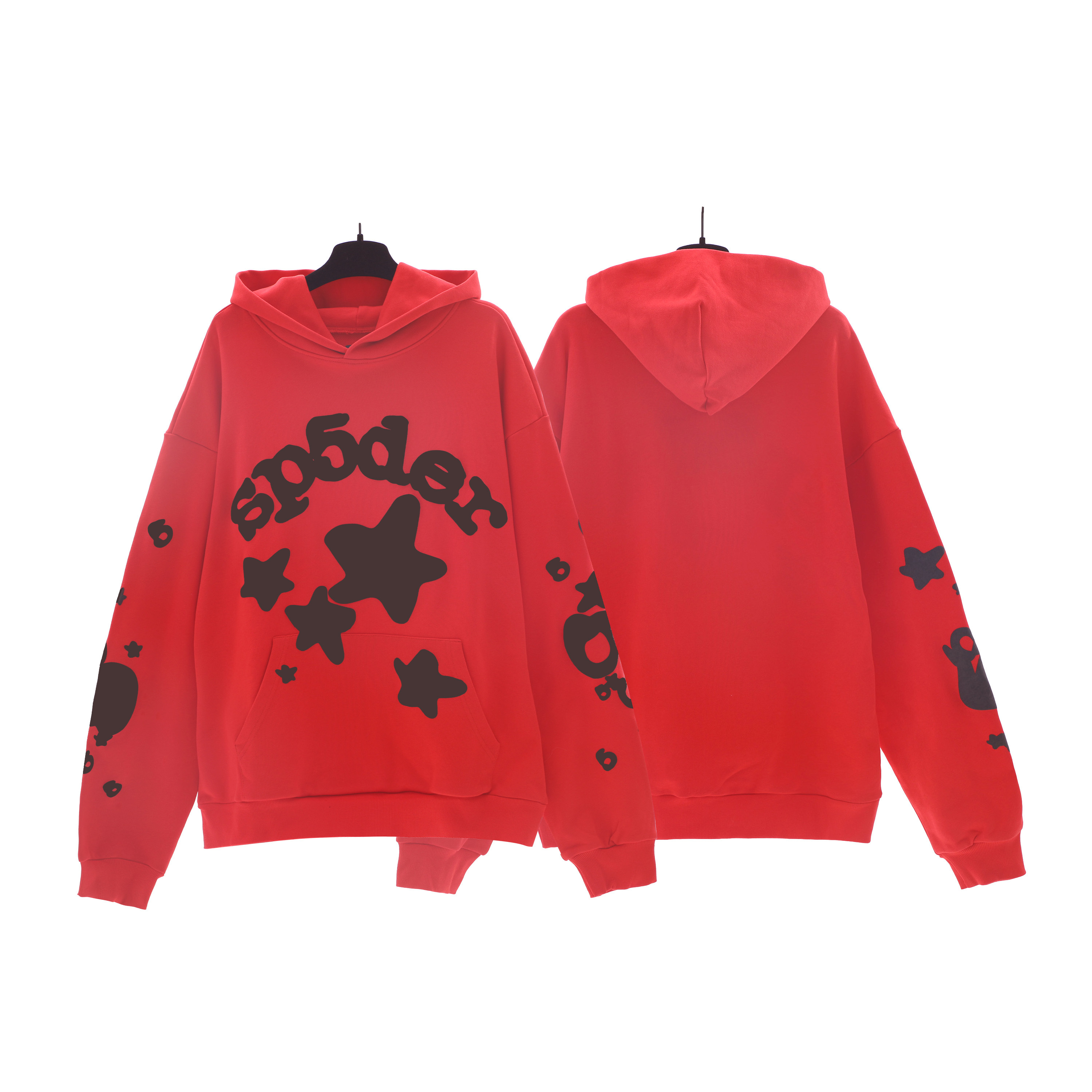 Sp5der Beluga Hoodie Red YL#188