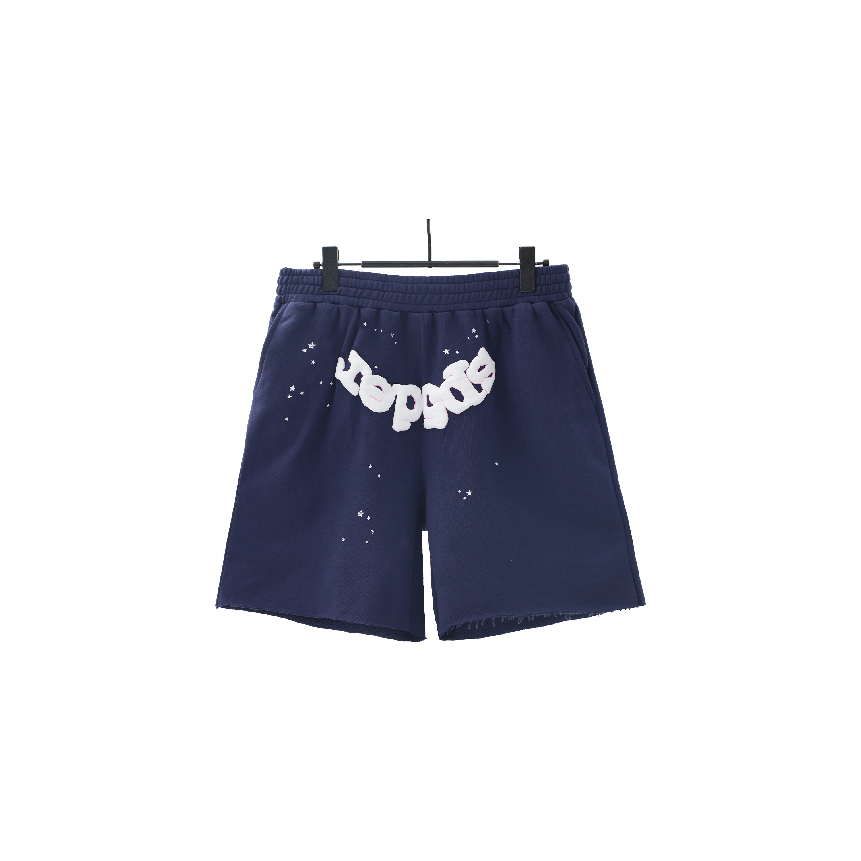 Sp5der Printed Shorts YL#199 Navy/Grey