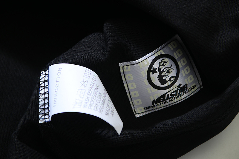 Hellstar T-shirt YL#5601 White/Black