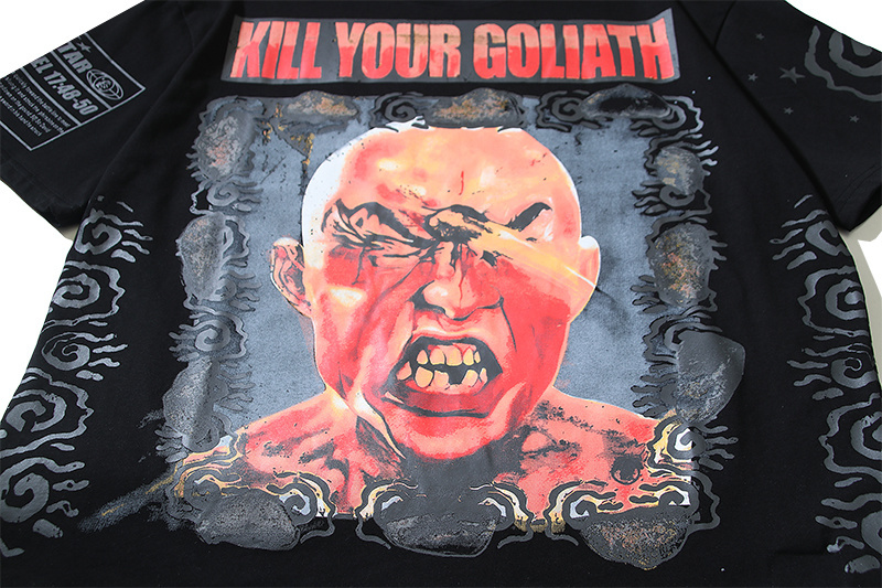 Hellstar T-shirt YL#5601 White/Black