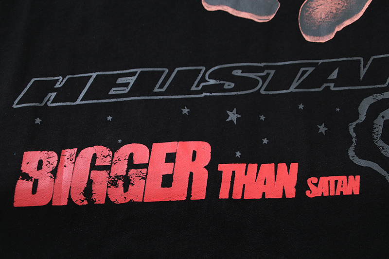 Hellstar T-shirt YL#5601 White/Black