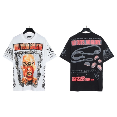 Hellstar T-shirt YL#5601 White/Black 01