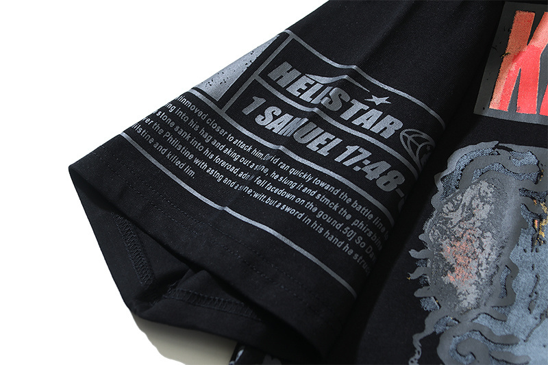 Hellstar T-shirt YL#5601 White/Black