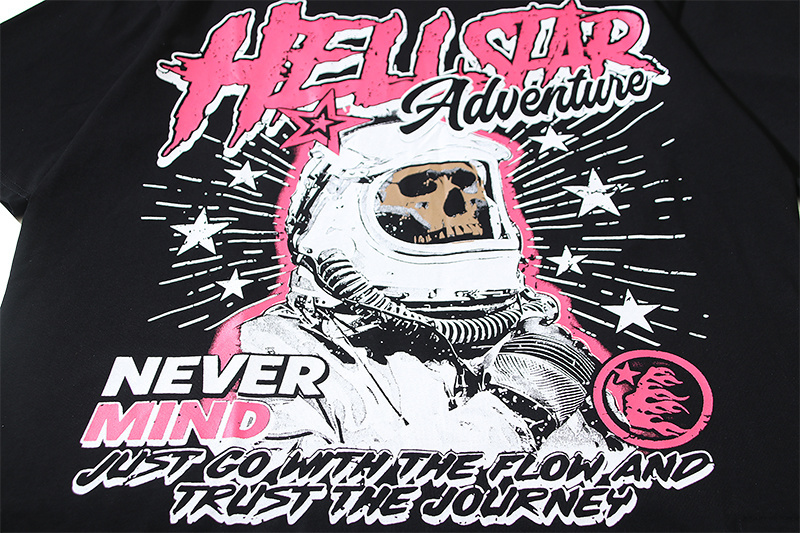 Hellstar T-shirt YL#5605 White/Black